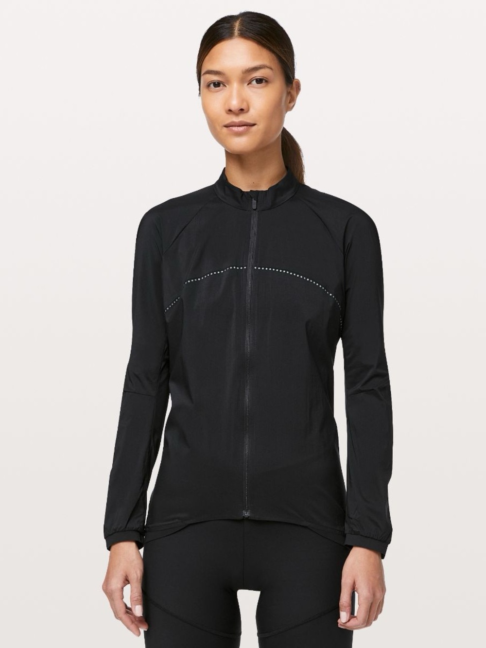 lululemon City yo Summit Black Full-Zip Lightweight Jacket- Women’s Medium
